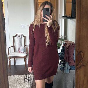 Red Sweater Dress